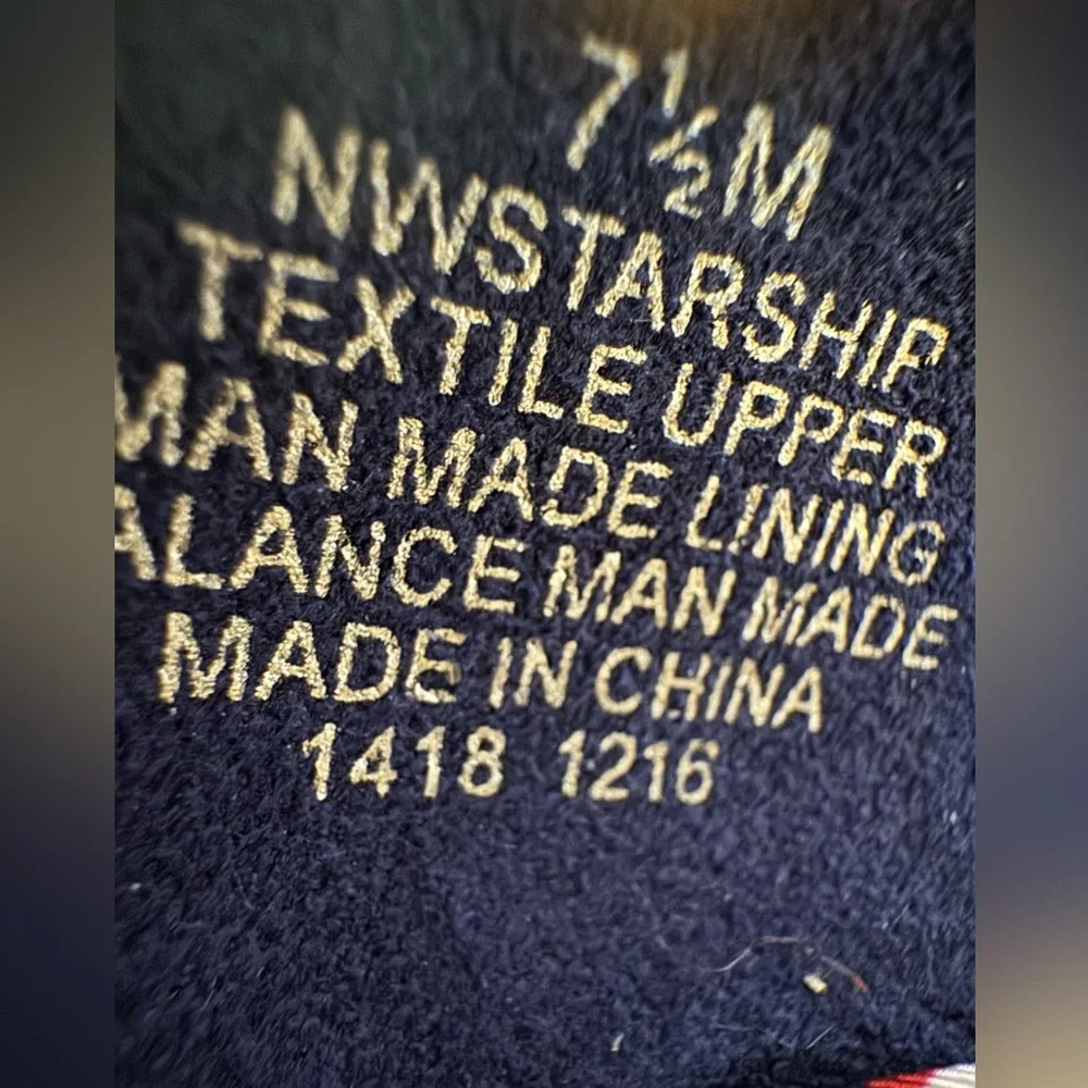 Nine West Heart Red/Blue/White Pointed Toe Flats - 7.5 - Picture 5 of 5